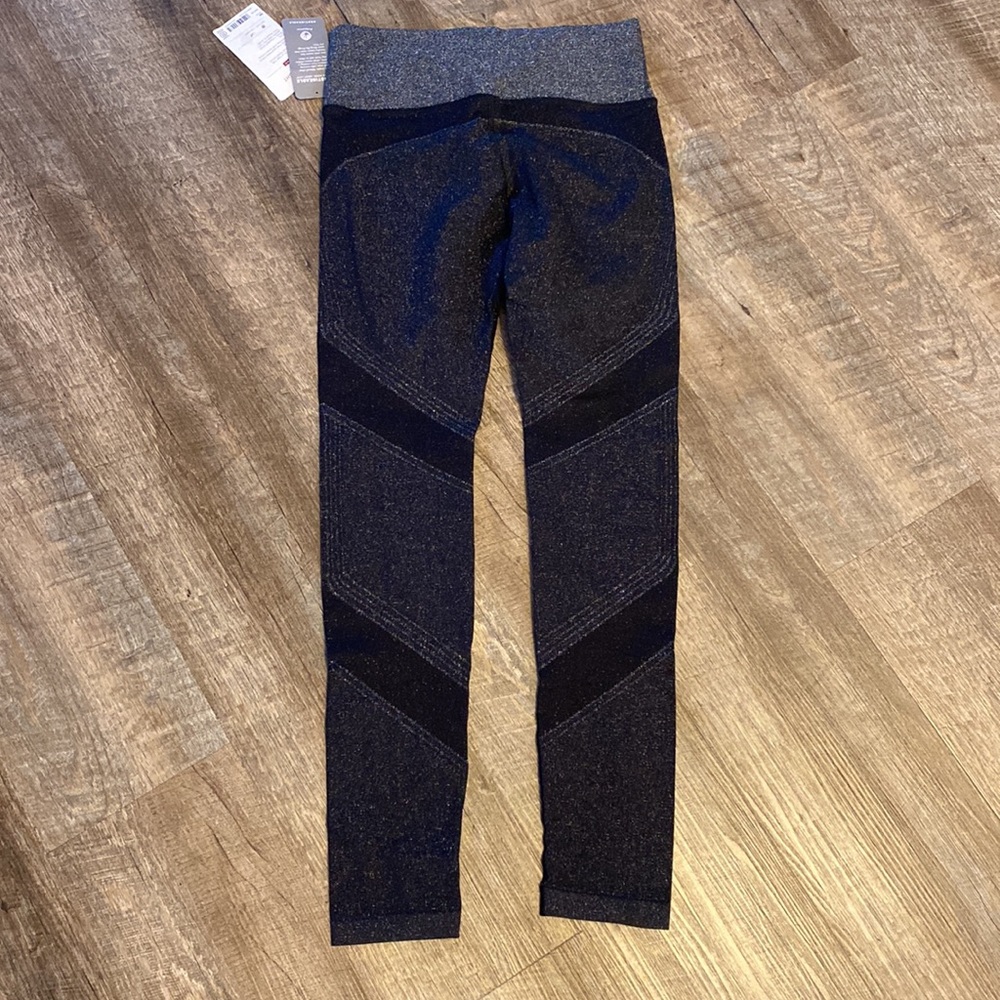 NWT Athleta shimmery lurex tights - Picture 4 of 6